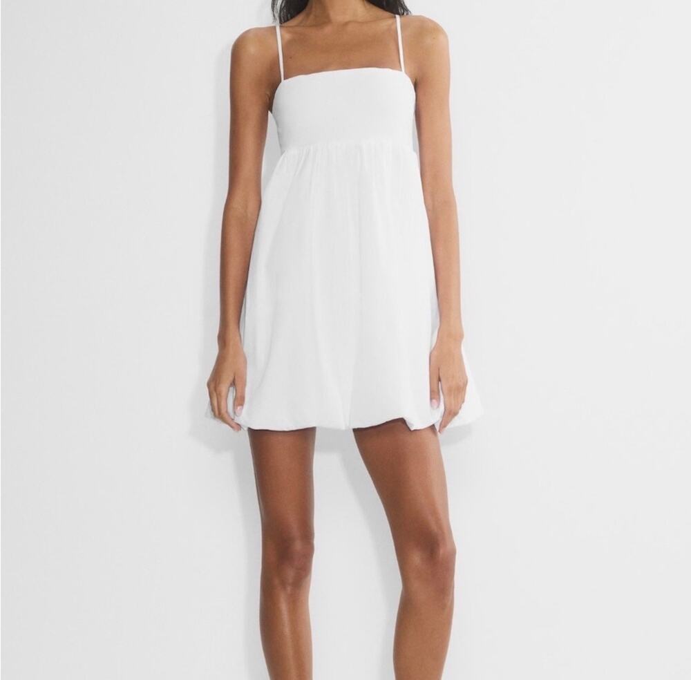 Aritzia Sunday Best poplin bubble dress women's size XL